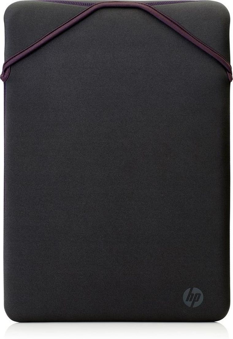 HP,, Reversible Protective Mauve Laptop Sleeve, etui na laptopa lub notebooka 14,1", czarno-fioletowe 2F2L6AA