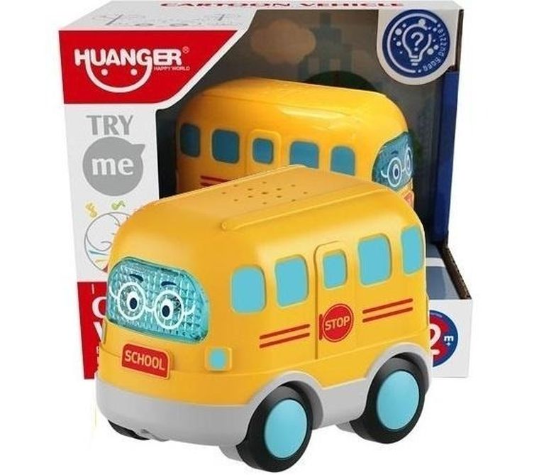 Huanger, autobus szkolny, pojazd interaktywny