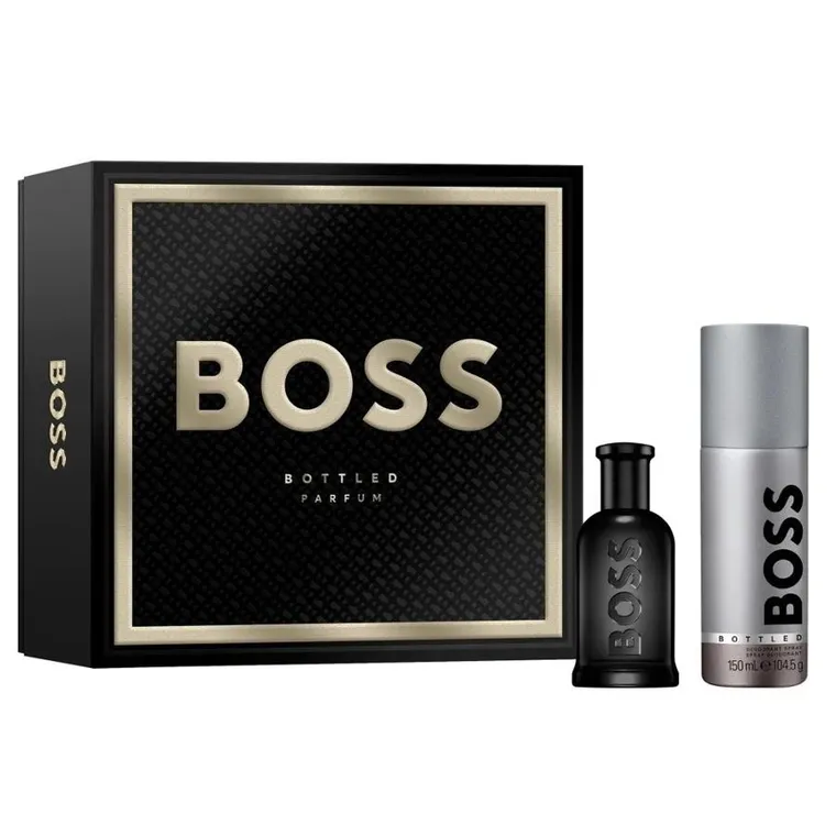 hugo boss boss bottled parfum ekstrakt perfum 50 ml   zestaw 