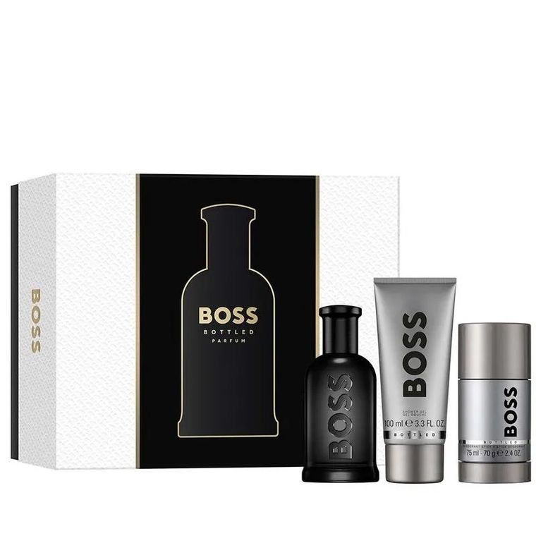 hugo boss boss bottled parfum ekstrakt perfum 100 ml   zestaw 