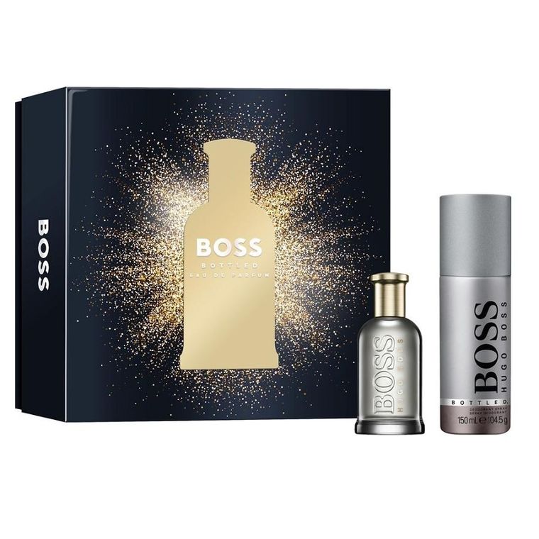 Hugo Boss, Boss Bottled, zestaw: woda perfumowana, spray, 50 ml + dezodorant spray, 150 ml