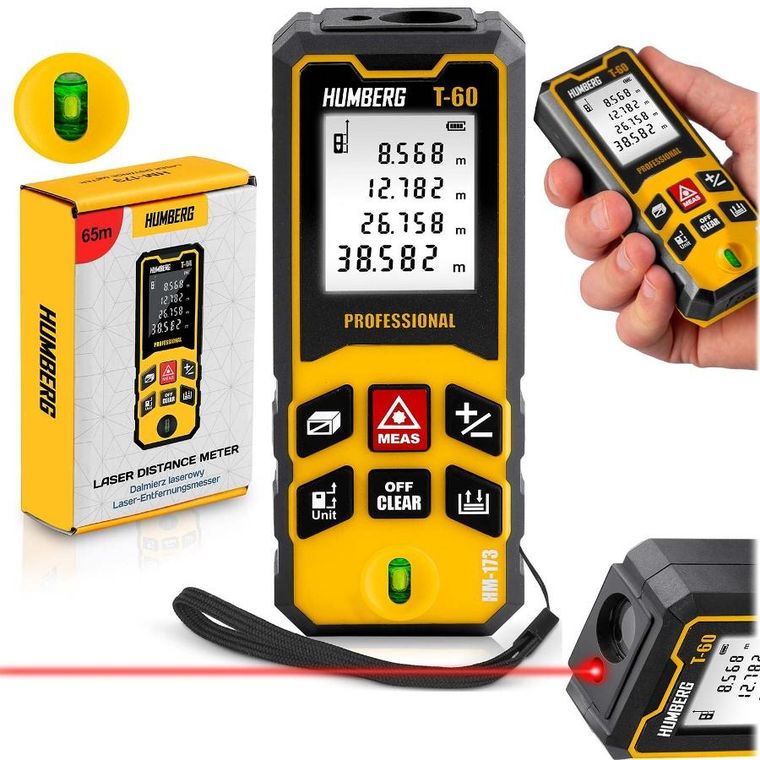 Humberg, dalmierz laserowy, 60 m, HM-173