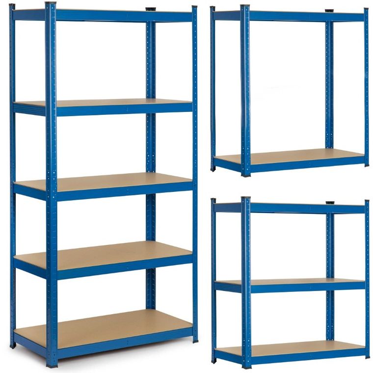 Humberg, regał metalowy magazynowy, 180-90-40 cm