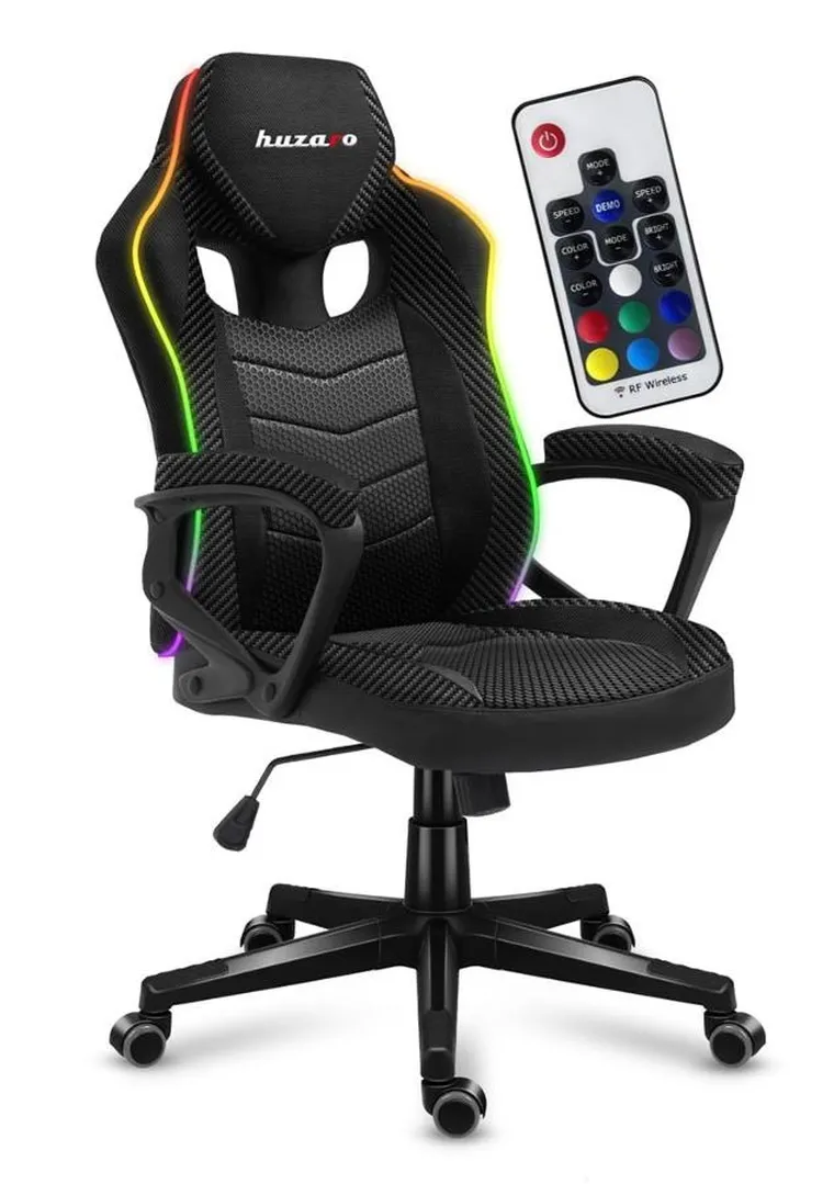 Huzaro, Force 2.5, fotel gamingowy, RGB, Mesh