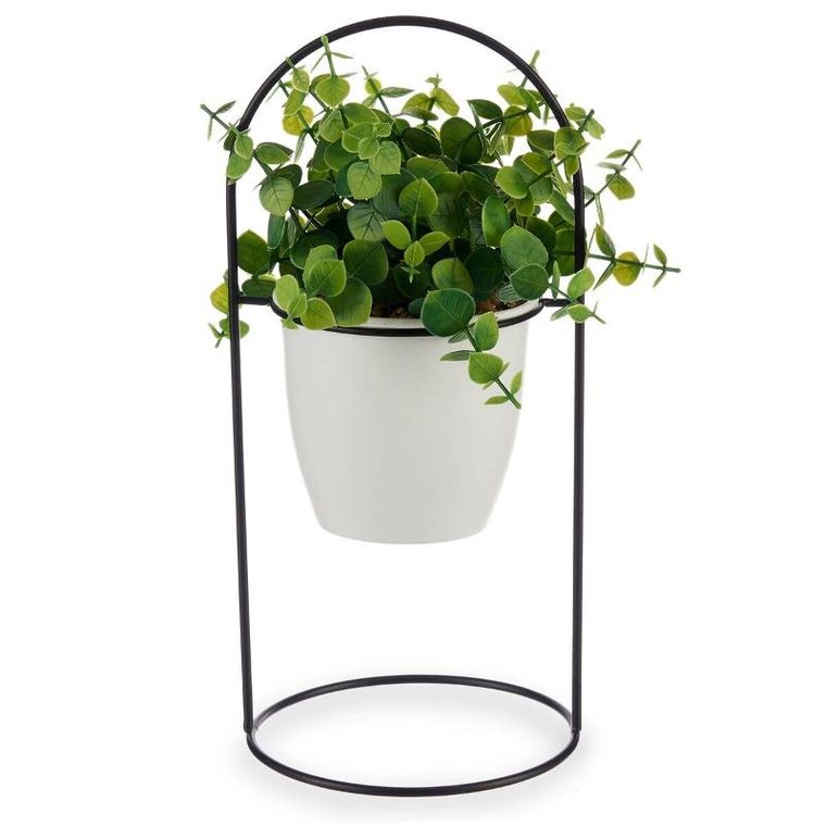 Ibergarden, sztuczny kwiat w doniczce na metalowej podstawce, średnica 21-30 cm