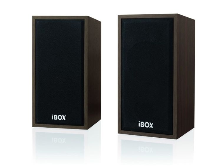 iBox, zestaw głośników, IGLSP1 IGLSP1, 2.0, brązowy