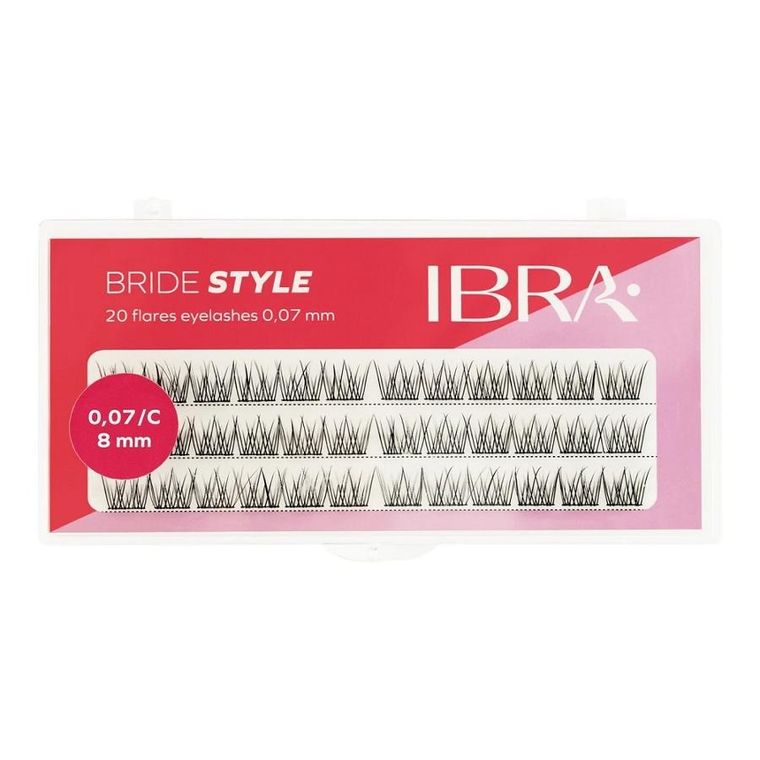 Ibra, Bride Style, kępki rzęs, 8mm