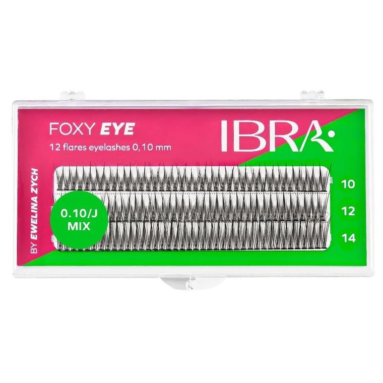 Ibra, Foxy Eye, kępki rzęs, mix, 120 szt.