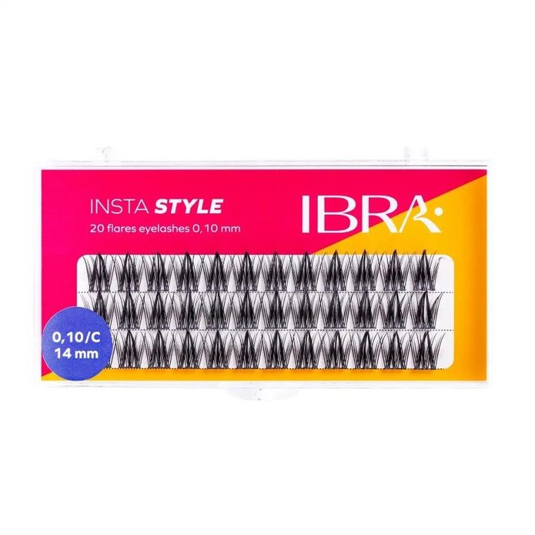 Ibra, Insta Style, kępki rzęs, 14 mm