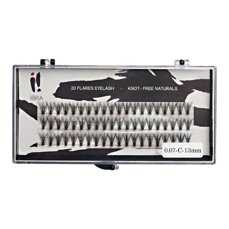 Ibra, kępki rzęs Double, 0.07-C-13 mm
