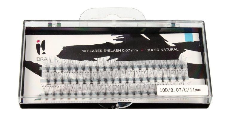 Ibra, kępki rzęs Super Natural, 0.07-C-11 mm