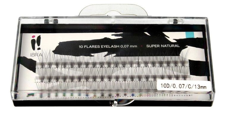 Ibra, kępki rzęs Super Natural, 0.07-C-13 mm
