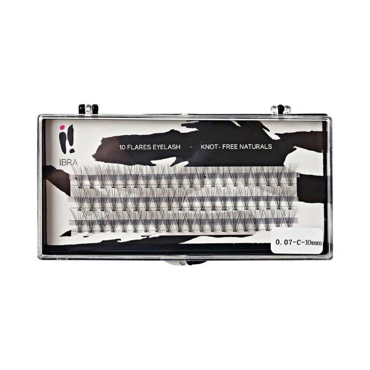 Ibra, kępki rzęs Super Natural, 0.7-C-10 mm