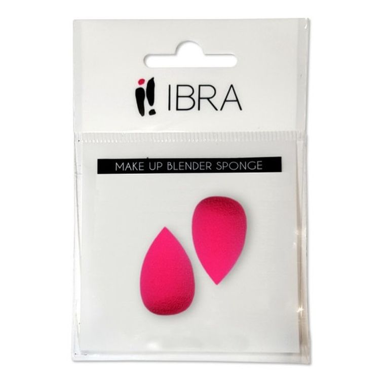 Ibra, Makeup Beauty Blender, mini gąbeczka do makijażu, 2 szt.