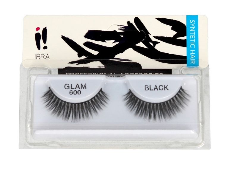 Ibra, rzęsy na pasku, Glam 600, 1 para
