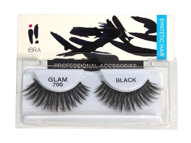 Ibra, rzęsy na pasku, Glam 700, 1 para