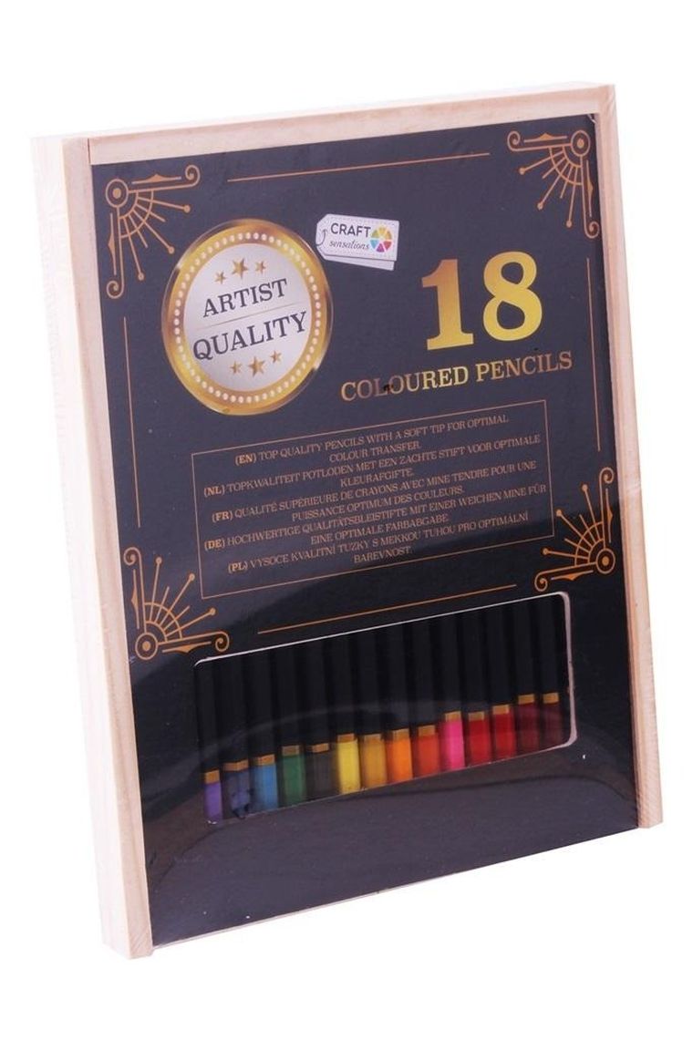 Icom, kredki, 18 kolorów