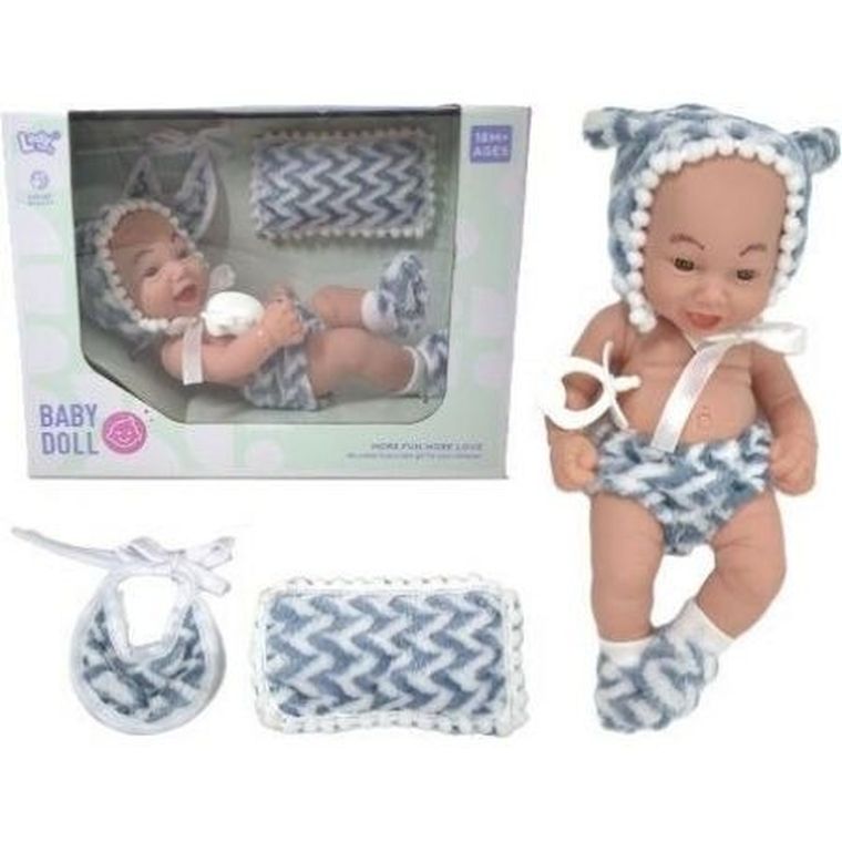 Icom, lalka bobas z akcesoriami, 25 cm