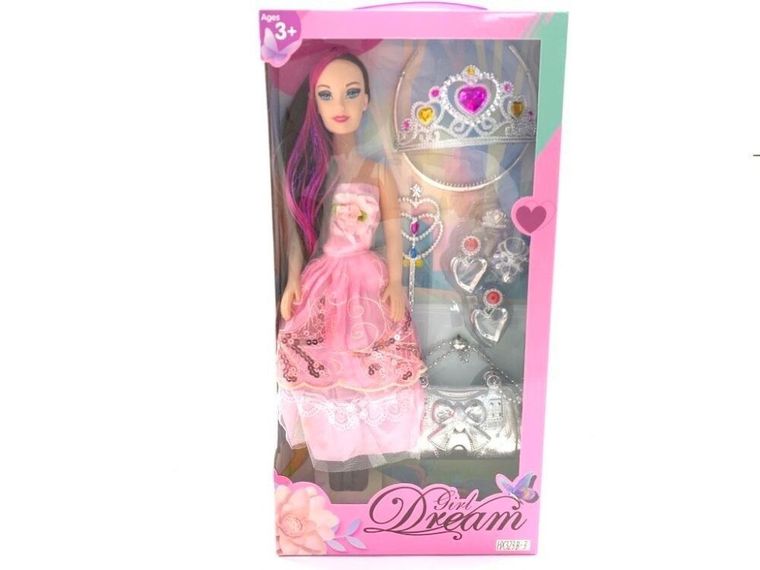 Icom, lalka księżniczka, z akcesoriami, 45 cm