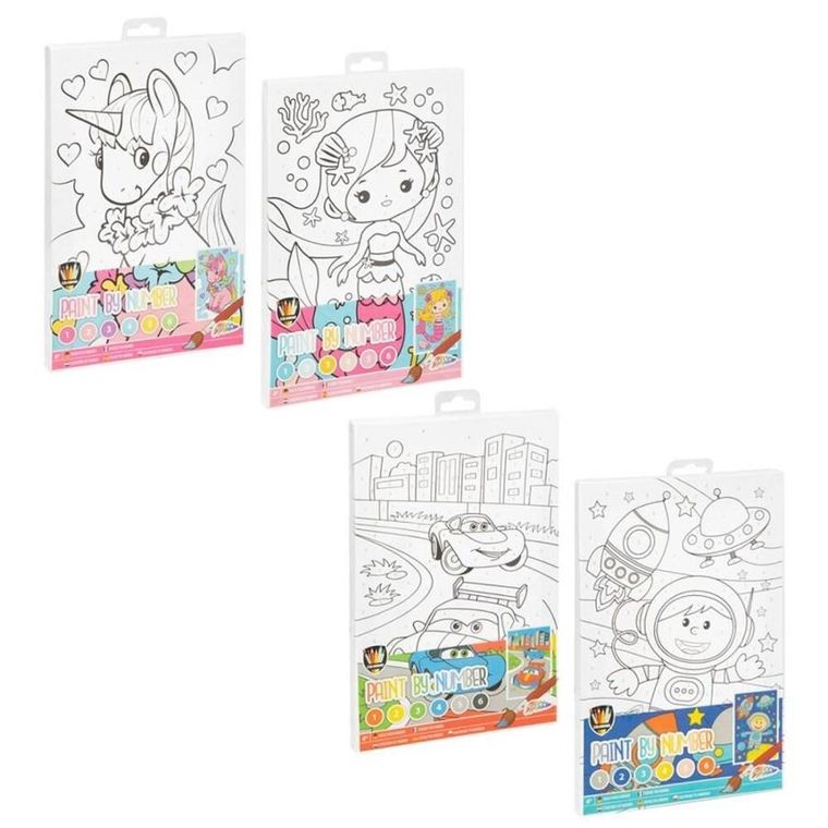 Icom, malowanie po numerach, 29,7-19,5 cm