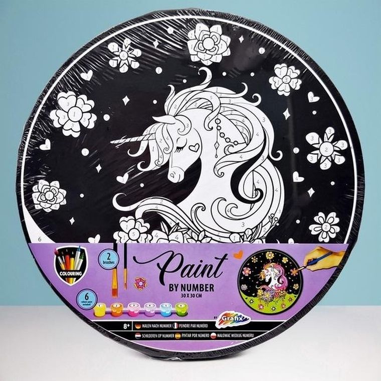 Icom, malowanie po numerach, 30 cm