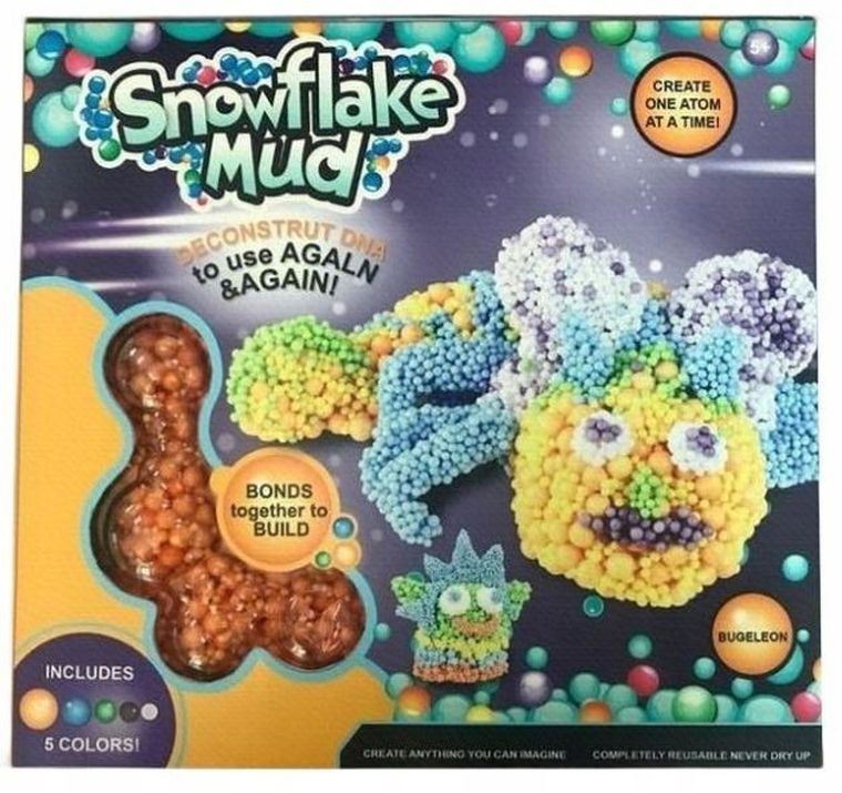 Icom, piankolepy, kulki styropianowe, masa plastyczna, 6 kolorów