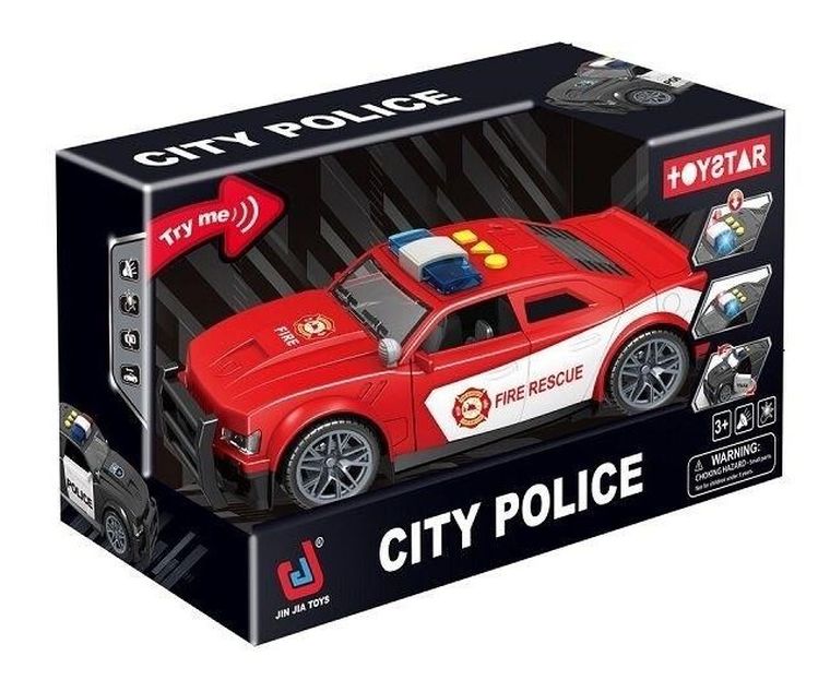 Icom, policja, pojazd interaktywny, czerwony, 23 cm