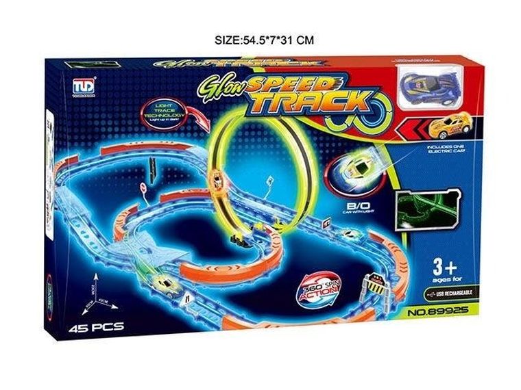 Icom, tor wyścigowy z pojazdem, 45 elementów