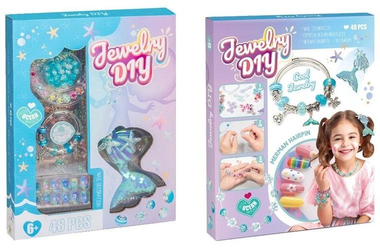 Icom, zestaw do tworzenia bransoletek, 48 elementów