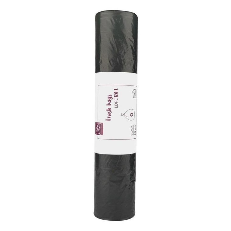 Idea, worki na śmieci, czarne, 120l, 25 szt.