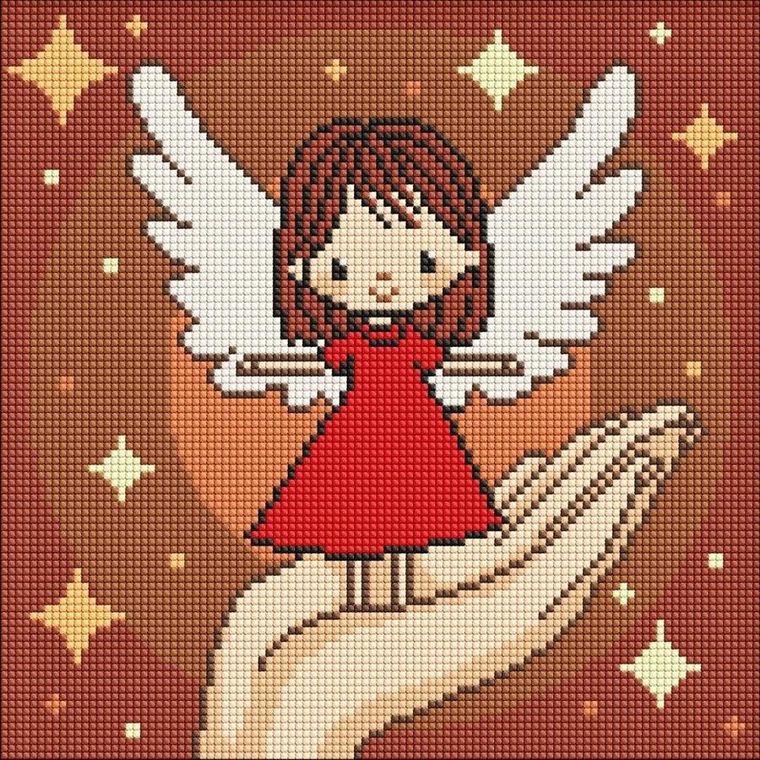 Ideyka, diamentowa mozaika, Dłoń Dziewicy, 30-30 cm