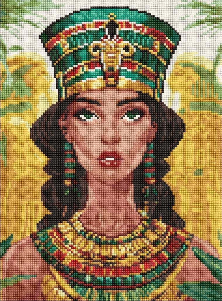 Ideyka, diamentowa mozaika, Egipska księżniczka, 30-40 cm