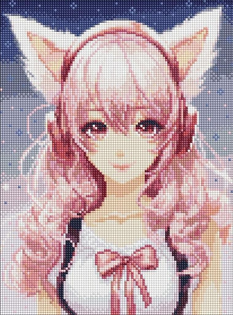 Ideyka, diamentowa mozaika, Moja ulubiona muzyka, 30-40 cm