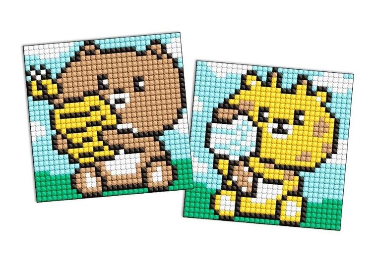 Ideyka, diamentowa mozaika na naklejce, Gadżety, 9-9 cm