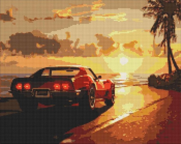 Ideyka, diamentowa mozaika, Podróż przez wybrzeże, 40-50 cm