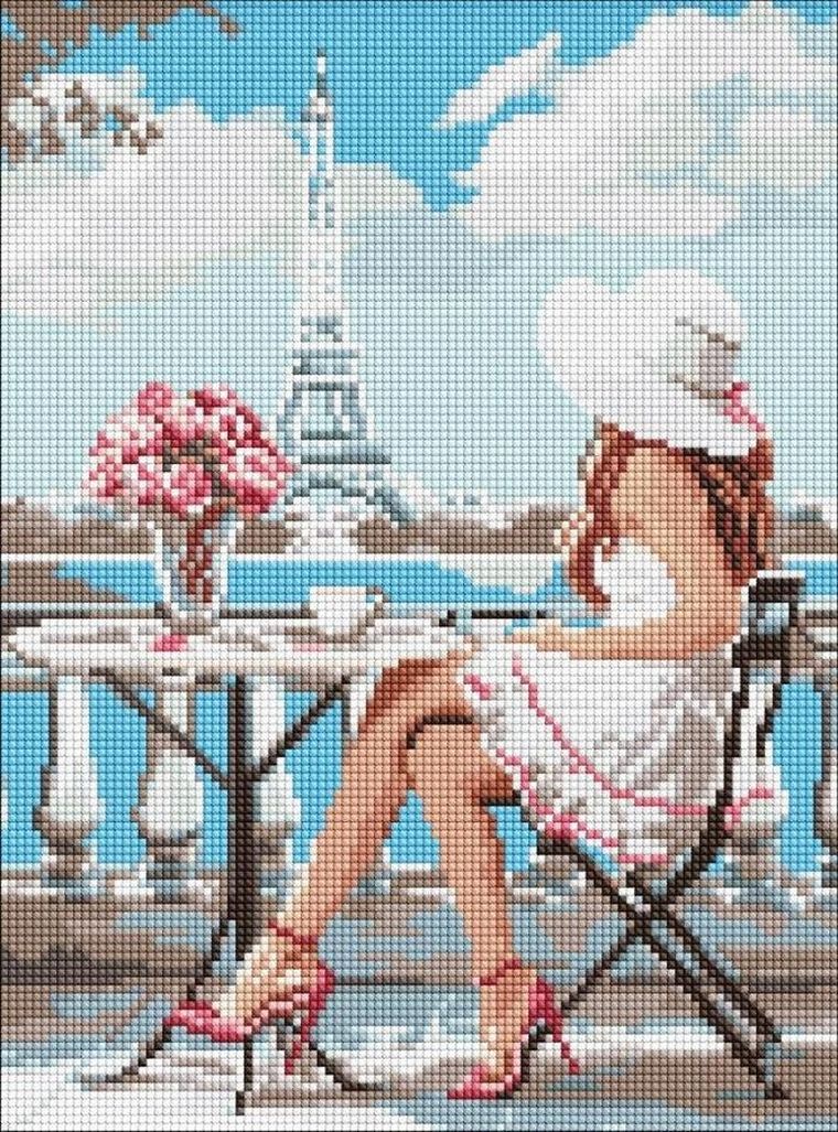 Ideyka, diamentowa mozaika, Wymarzone wakacje, 30-40 cm