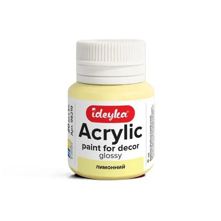 Ideyka, farba akrylowa, Cytryna, 20 ml