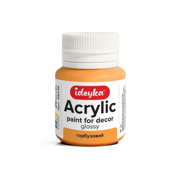 Ideyka, farba akrylowa, Dynia, 20 ml