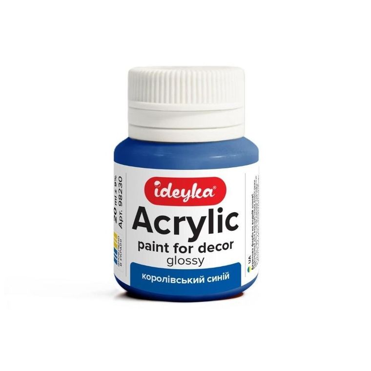 Ideyka, farba akrylowa, Królewski błękit, 20 ml