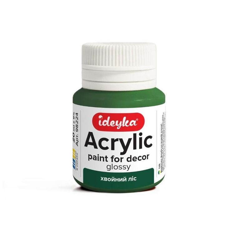 Ideyka, farba akrylowa, Las iglasty, 20 ml