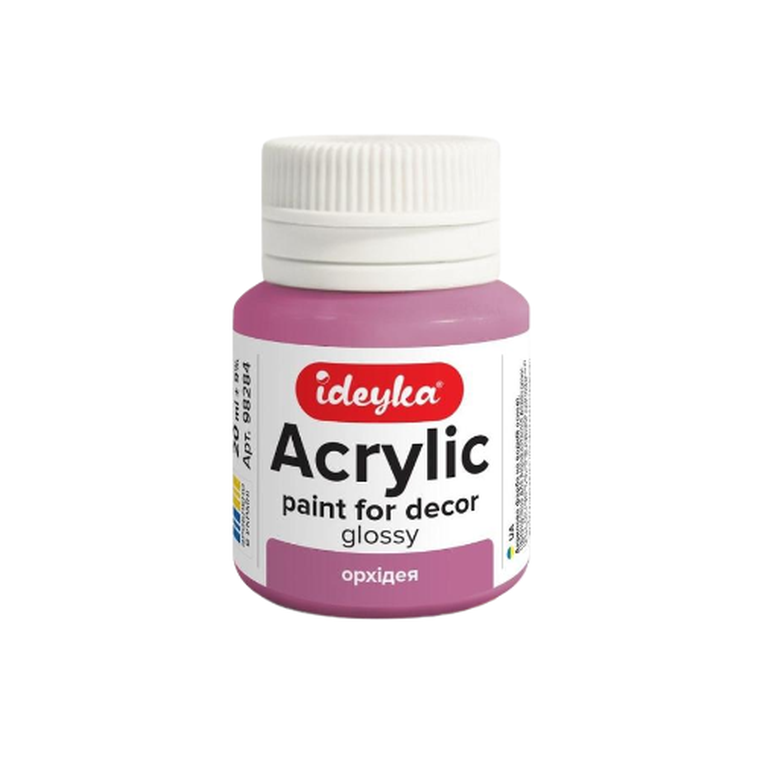 Ideyka, farba akrylowa, orchidea, 20 ml