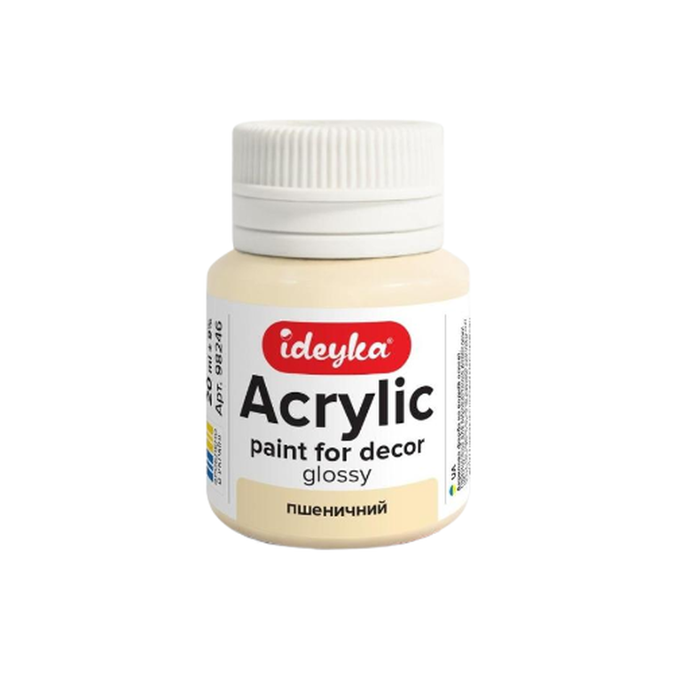 Ideyka, farba akrylowa, pszenica, 20 ml