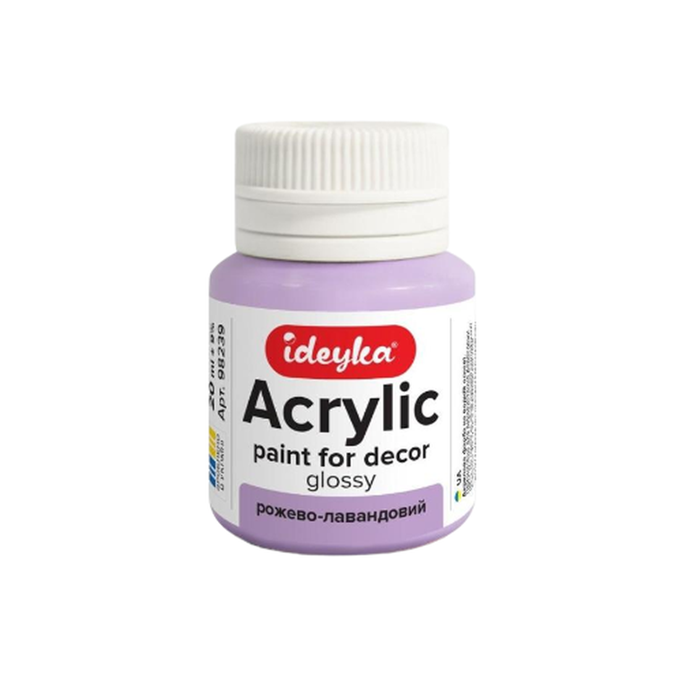 Ideyka, farba akrylowa, różowy i lawendowy, 20 ml