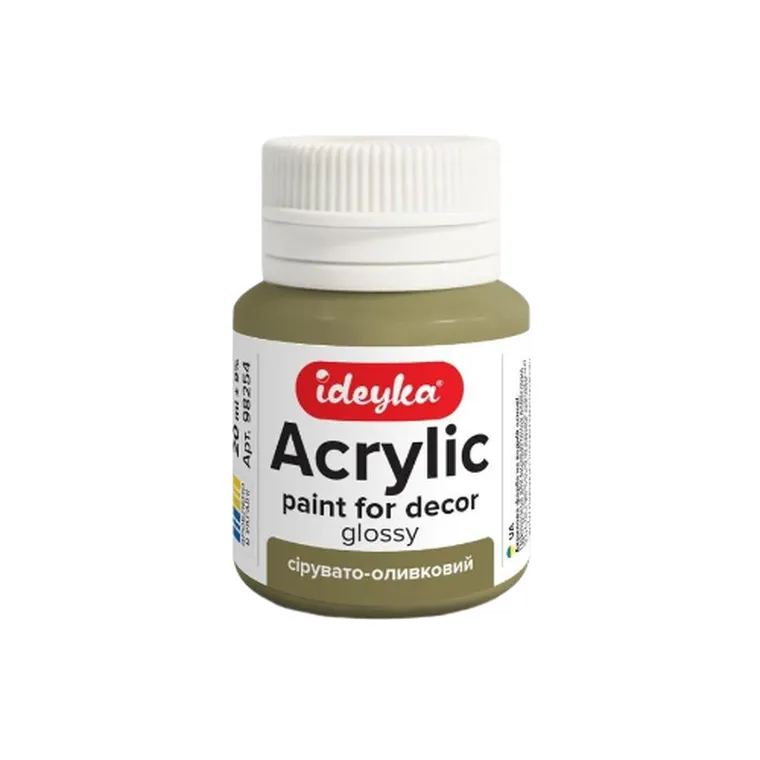 Ideyka, farba akrylowa, szarawy ołówek, 20 ml