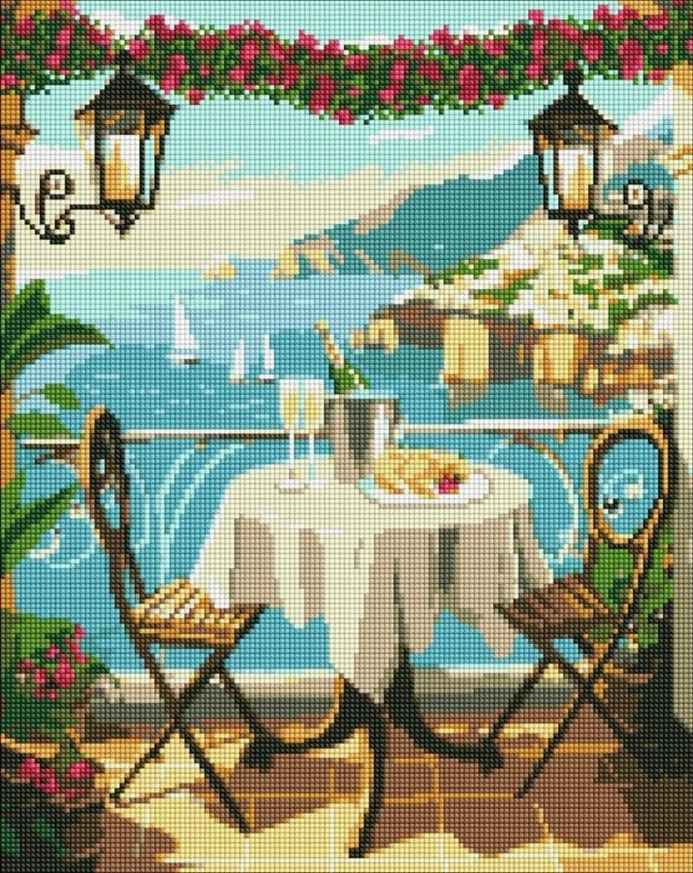 Ideyka, haft diamentowy, Bajka dla dwojga, 40-50 cm