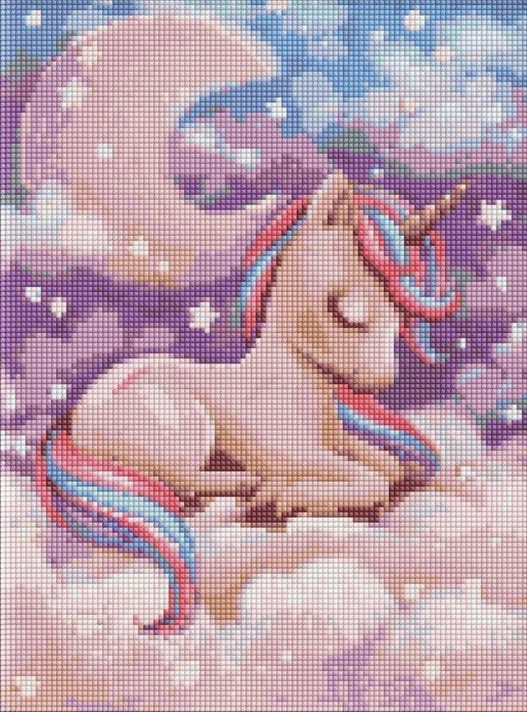 Ideyka, haft diamentowy, Czarodziejski sen, 30-40 cm