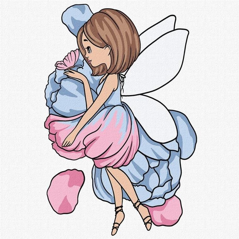 Ideyka, Kids, malowanie po numerach, Delikatna czarownica