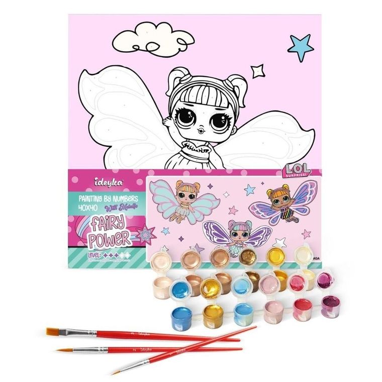 Ideyka, L.O.L. Surprise, malowanie po numerach, 40-40 cm