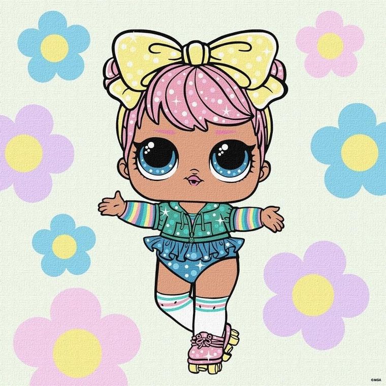 Ideyka, L.O.L. Surprise, malowanie po numerach, 40-40 cm