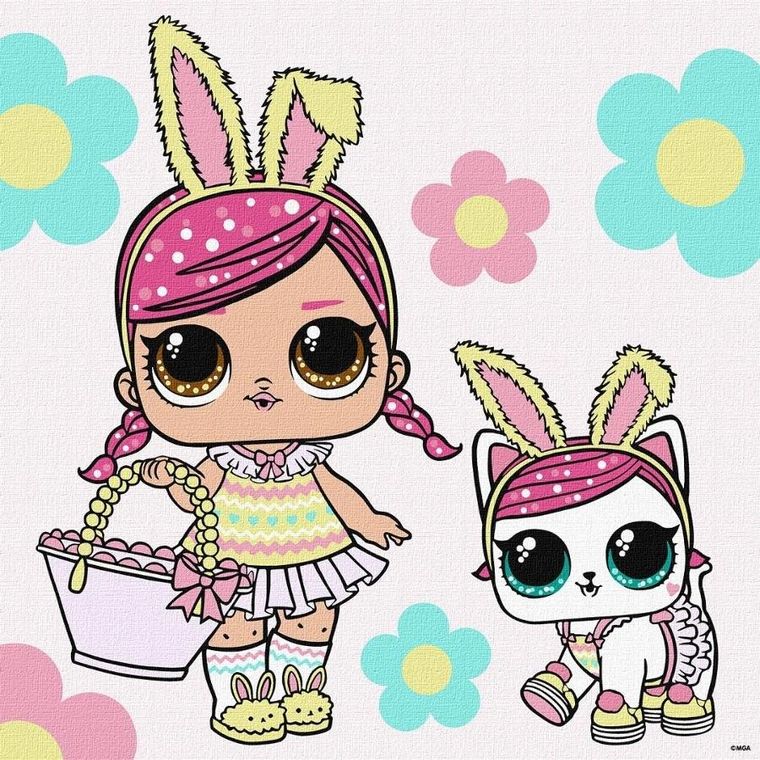 Ideyka, L.O.L. Surprise, malowanie po numerach, 40-40 cm